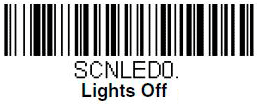 honeywell 1450g штрих код выключения подсветки