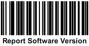 Сканер ds2208, ds9208. Версия прошивки сканера. Report Software Version.
